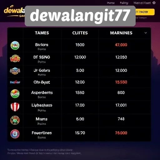 Perbandingan Dewalangit77 dengan Situs Game Lain
